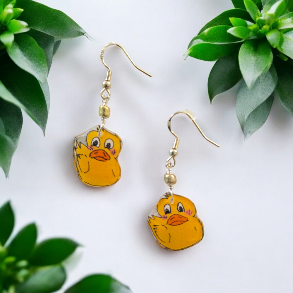 Duck Earrings