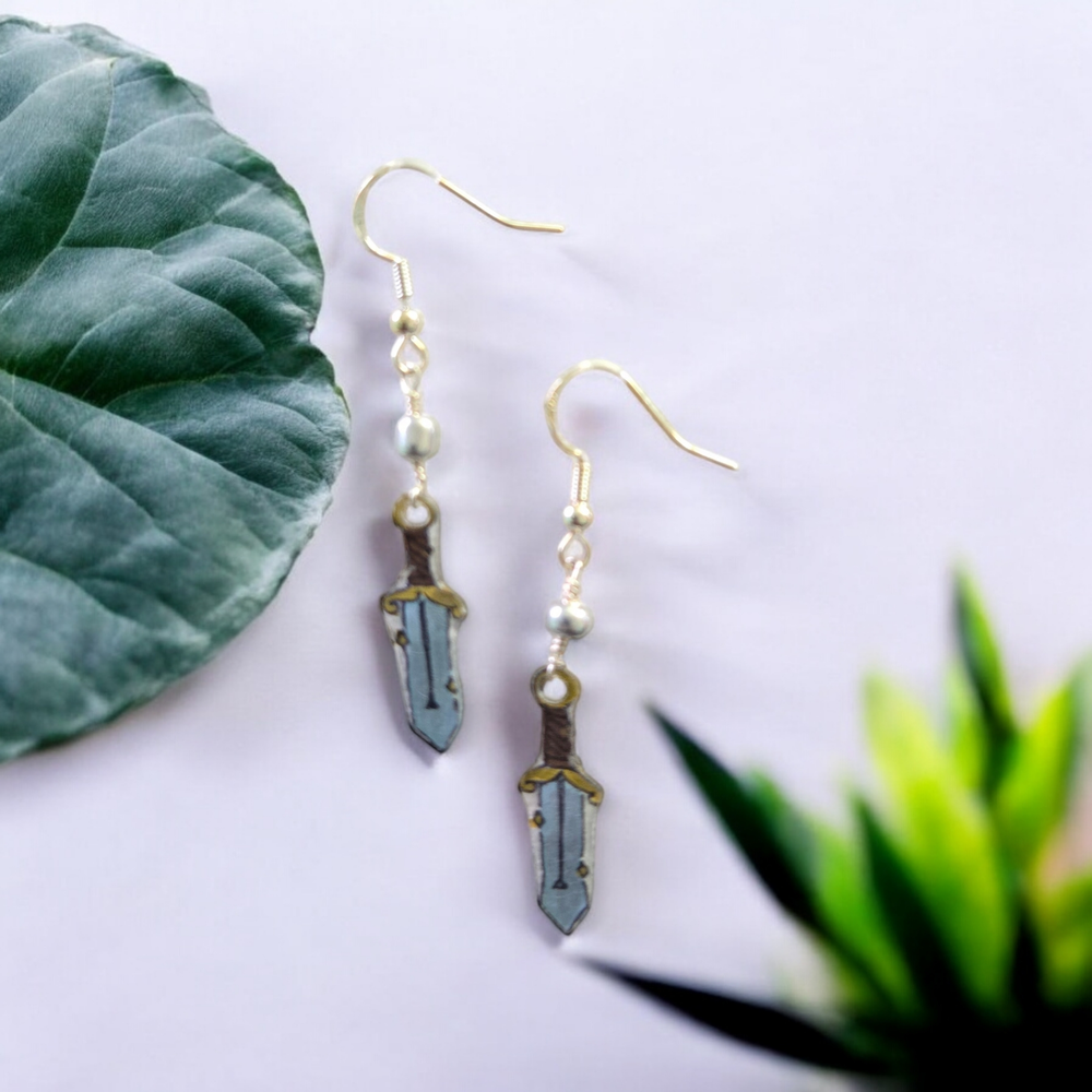 Sword Earrings