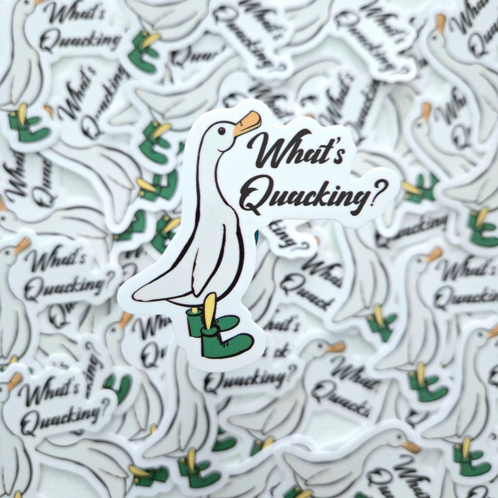 What's Quacking Sticker